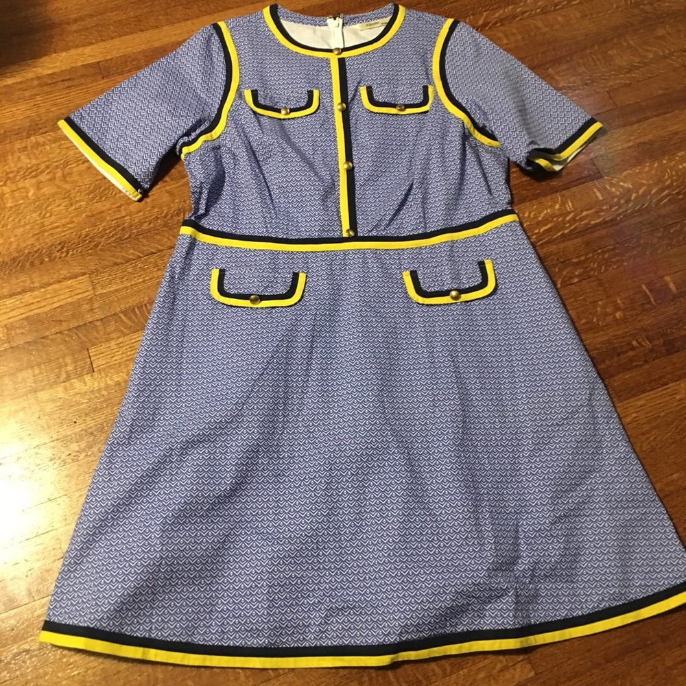 Eshakti Zapelle Fit and Flare Dress 2X